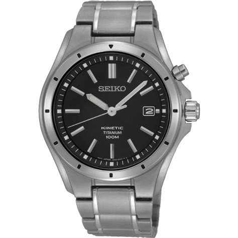 Seiko Men S Kinetic Titanium Bracelet Watch Watches From Francis