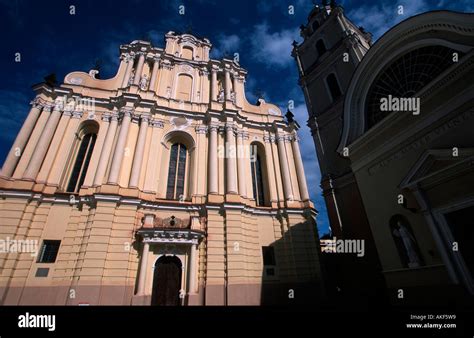 Osteuropa Litauen Vilnius Altstadt Grosser Hof Der Universit T Mit