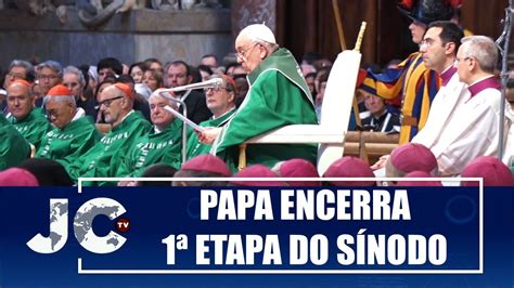 Papa Francisco encerra a primeira etapa do Sínodo da Sinodalidade