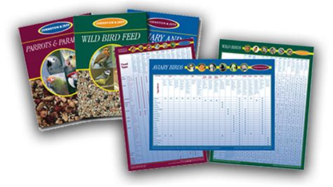 Wild Bird Feeding Charts – Johnston & Jeff