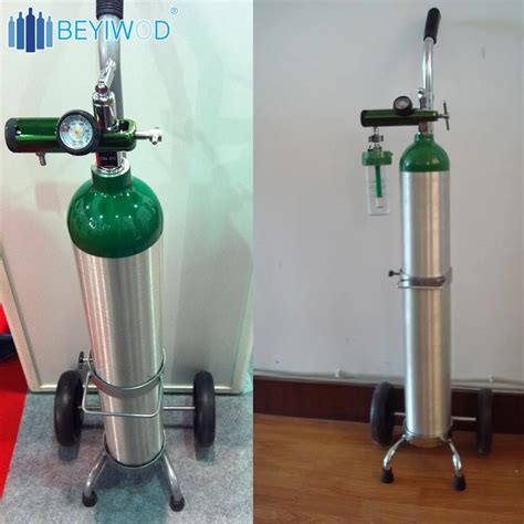 Small Portable Aluminum Oxygen Cylinder Medical Oxygen Cylinder For