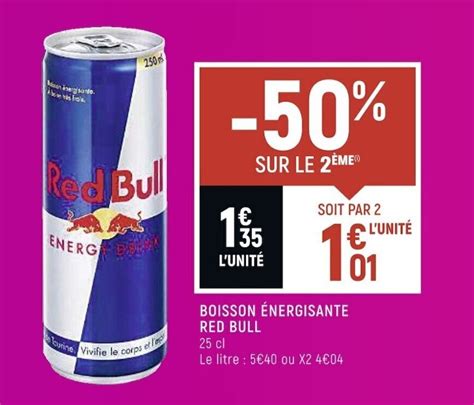 Promo Boisson Energisante Red Bull Chez Spar