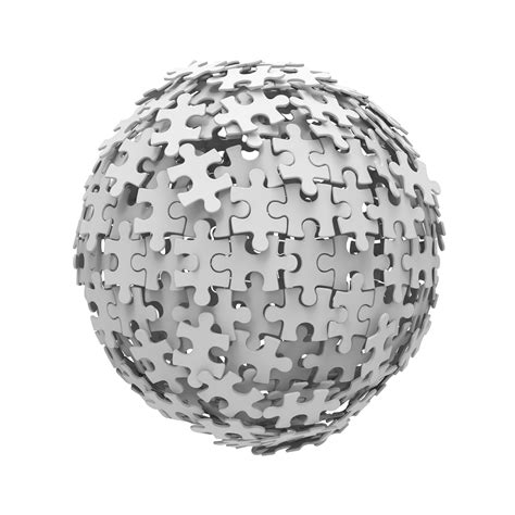 Puzzle Sphere D Model Cgtrader