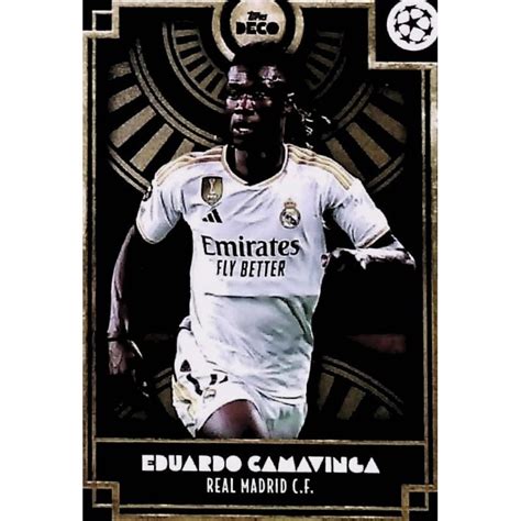 Cromos De Futbol Eduardo Camavinga Real Madrid Current Stars Topps Deco