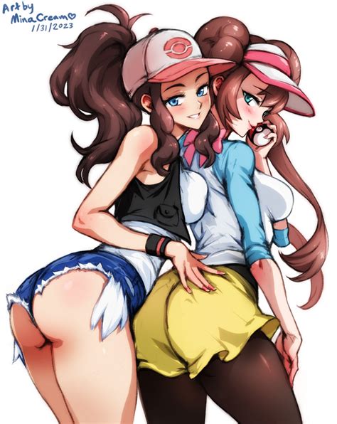 922 Hilda And Rosa Pokemon Trainers By Minacream Hentai Foundry