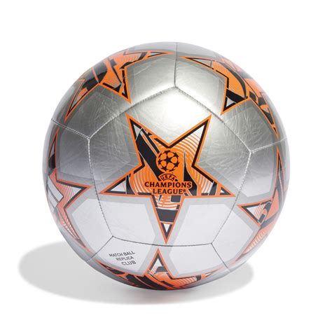 Ballon Adidas Ligue Des Champions Gris Orange 2023 24 Sur Foot Fr