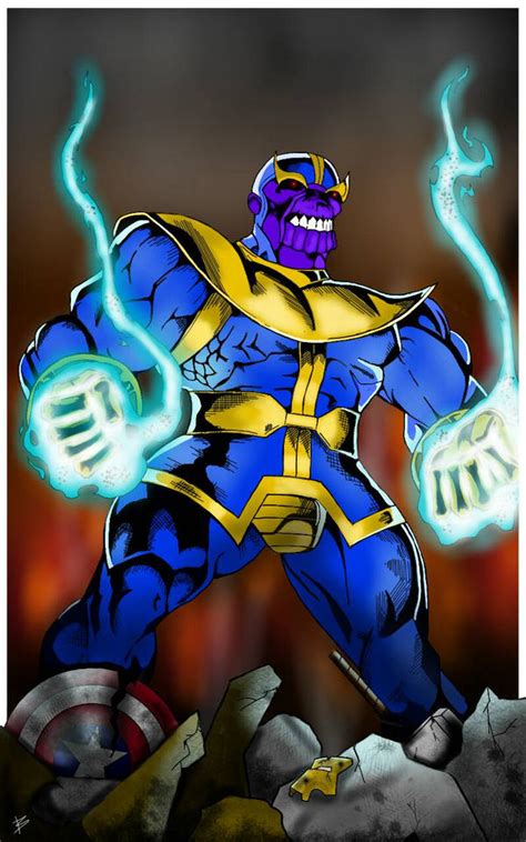 The Mad Titan Thanos By K Briggs82 On Deviantart