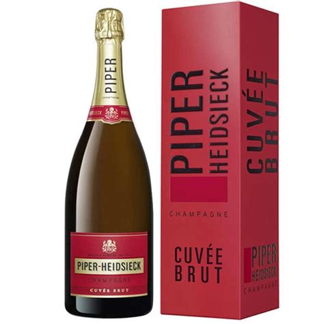 Piper Heidsieck Cuv E Brut Travel Flute Gift Set Bottle Flutes