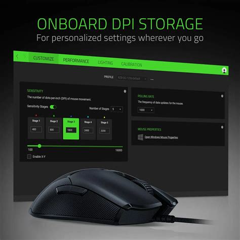 Razer Viper 16000 DPI Chroma Ultralight Ambidextrous Wired Gaming Mouse | Bermor Techzone