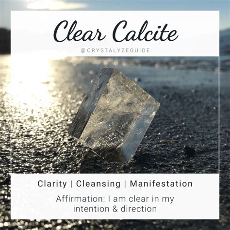 Clear Calcite Meaning, Properties & Chakras | Crystalyze