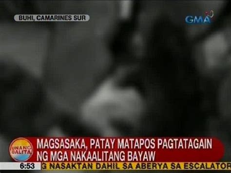 Ub Magsasaka Patay Matapos Pagtatagain Ng Mga Nakaalitang Bayaw Sa