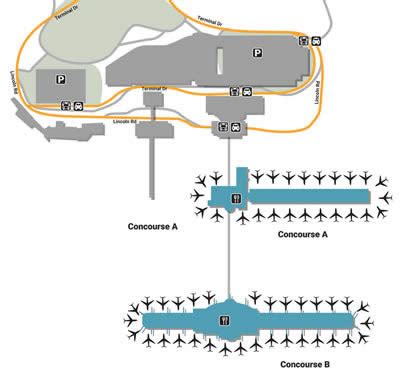 CVG Airport Terminal Map