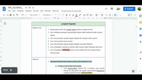 Cara Membuat Rpl Problem Based Learning Hots Tpack Bimbingan Konseling Youtube