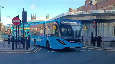 NEW Arriva E200MMC Mini Leaves Haymarket Bus Station YouTube