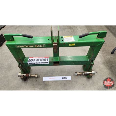 John Deere Imatch 3pt Quick Hitch 22 H X 30 See Pics