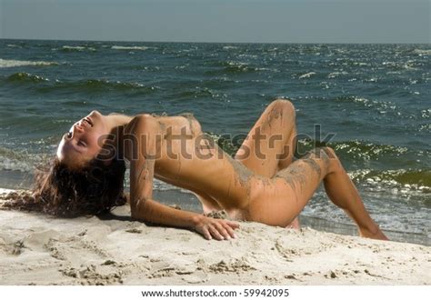 Naked Woman On Beach Lying On Stock Photo Shutterstock