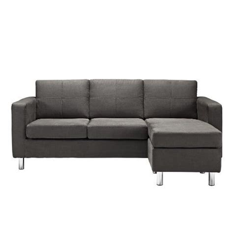 Small Spaces Configurable Sectional Sofa, Gray | Grey sectional sofa ...