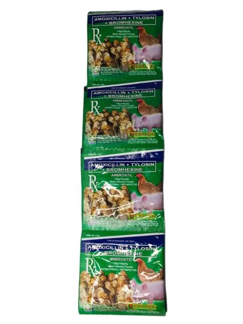 Cl Reyes Agrivet 1 Pc Ambroxityl Powder Antibiotic 5g 1 Sachet