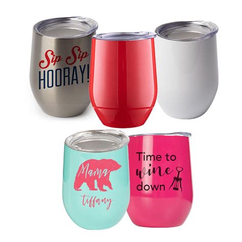 Stemless Wine Cups for Sublimation or Heat Transfer | JPPlus