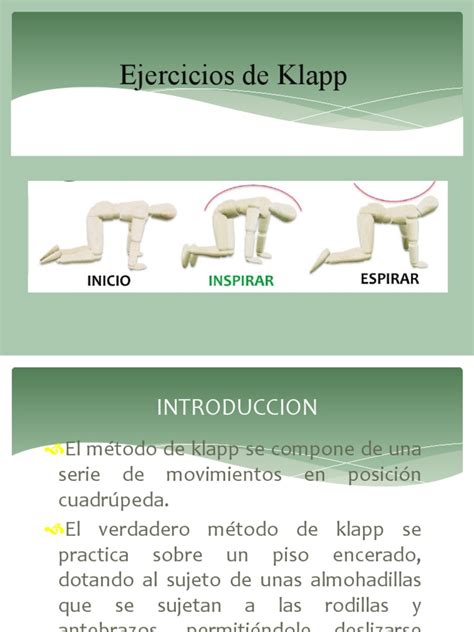 Ejercicios De Klapp Y Meziers Pdf La Columna Vertebral Escoliosis