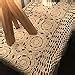 Amazon Damanni Rectangular Cotton Handmade Crochet Lace Table