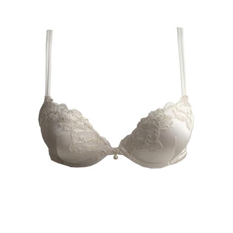 Ambra Lingerie Bras Silk Grandi Tg Push Up Bh Cream Italian