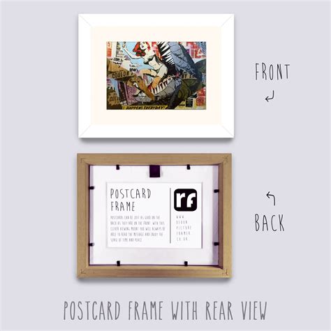 White Postcard Picture Frame Rubix Frames