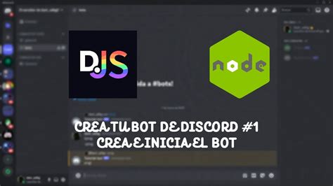 CÓmo Crear Un Bot En Discord Crea E Inicia El Bot 1 Youtube