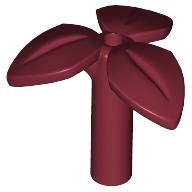 Planta 3 Folhas Dark Red TECLINC