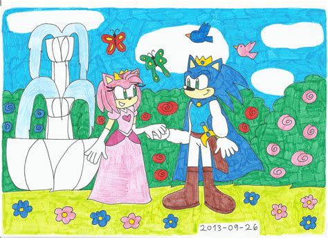 Prince Sonic X Princess Amy Rose By Katarinathecat On Deviantart