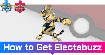 Electabuzz Evolutions Location And Learnset Crown Tundra DLC