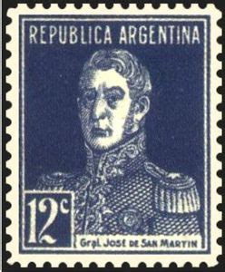 Stamp Jos Francisco De San Mart N Argentina General San