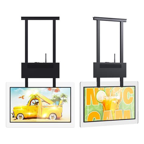 High Brightness Shop Ceiling Hanging Lcd Advertising Digital Window