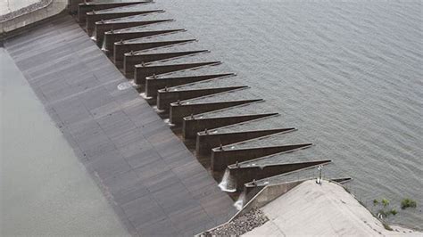 Rayburn Dam Floodgates Now Open