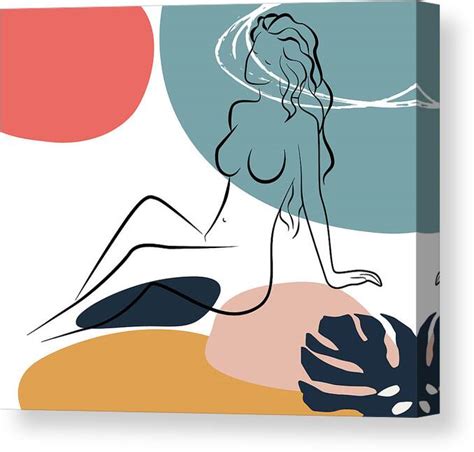Abstract Sitting Nude Woman Nude Butt Legs Curvy Sexy Sensational Female Nude Naked Woman