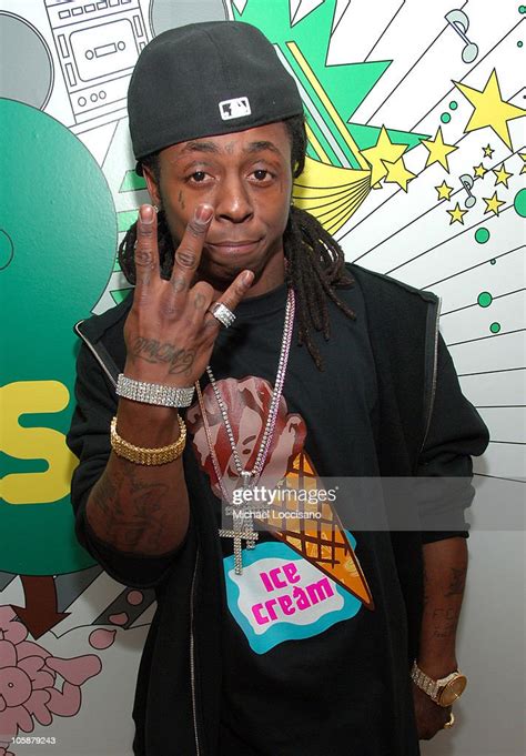 Lil Wayne During Daddy Yankee And Lil Wayne Visit Mtvs Trl