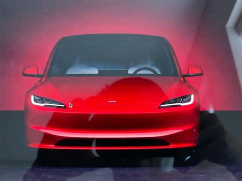 Alleged Tesla Model 3 ‘highland Promo Images Leak [pics]