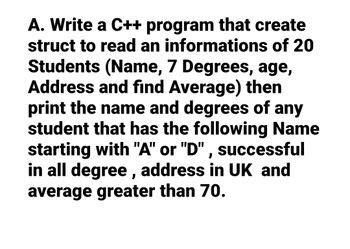 Answered A Write A C Program That Create Bartleby