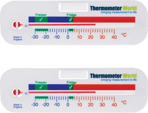 Thermomètres pour congélateur et réfrigérateur Mesurent la température