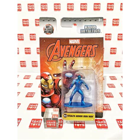 Jual Jada Toys Nano Metalfigs Stealth Armor Ironman Shopee Indonesia