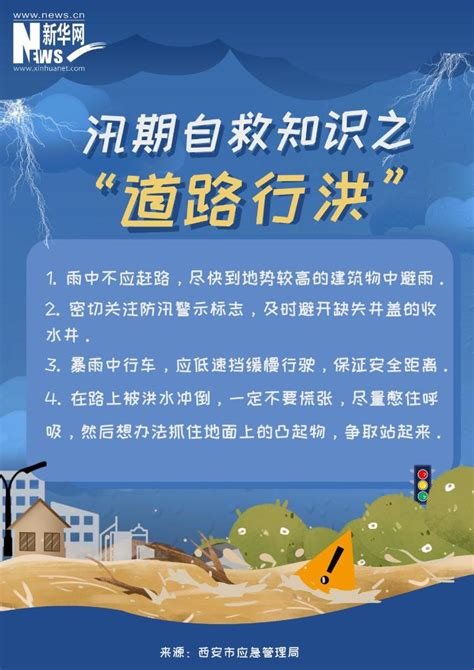 汛期科普｜突遇这些险情，如何避险自救？ 新华网