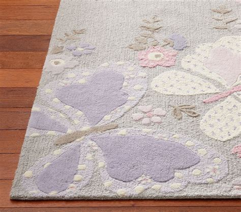 Gabrielle Rug Kids Area Rugs Pottery Barn Kids Butterfly Rug