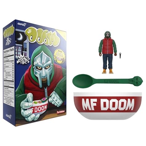 Super 7よりMF DOOMのアルバムMM FOODの20周年を記念したフィギュア ボウル スプーンのスペシャルセットが登場