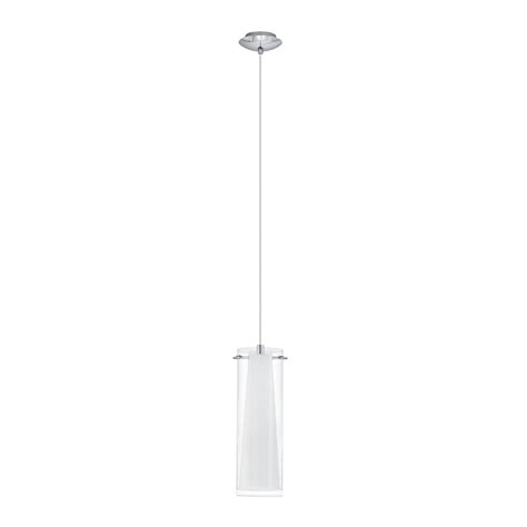 Pinto Light Twin Glass Pendant Chrome