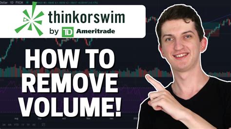 How To Remove Volume From Chart In ThinkOrSwim YouTube