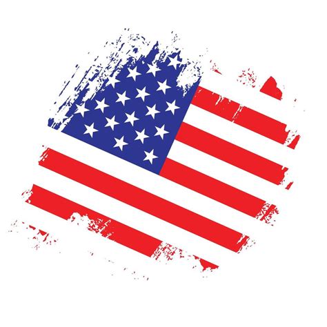 Grunge texture faded American flag vector 14241931 Vector Art at Vecteezy