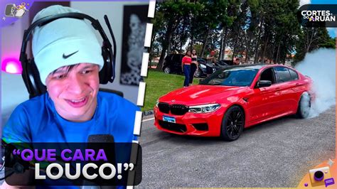 ARUAN REAGE DEU RUIM BMW M5 DEU BORRACHÃO E A POLICIA FOI ATRÁS DUB