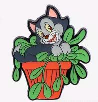 Hot Topic Loungefly Disney Cats Plants Blind Box Figaro Pin