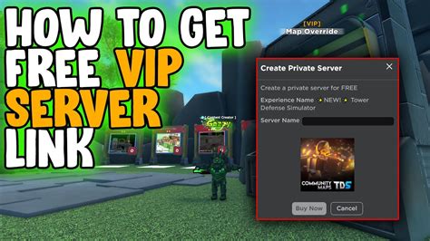 How To Get Free Vip Server To Play Community Maps Tower Defense