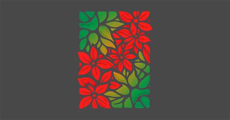 Subtle Fuck Trump Anti Trump Christmas Xmas Holiday Poinsettia Flowers Fuck Trump T Shirt